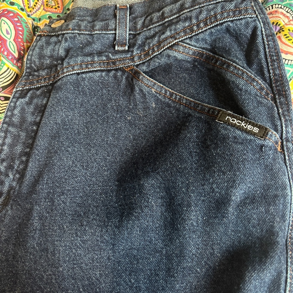 Rockies Blue Relaxed Jeans Classic Denim Style